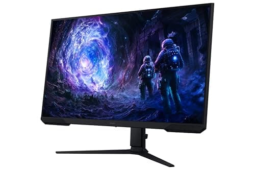 Samsung 32" Odyssey G5 Gaming Monitor with QHD|180Hz Refresh Rate|1ms Response time|FreeSync|HDR10|Height Adjustable Stand - Tilt/Swivel/Pivot|Display Port|Headphone|HDMI|LS32FG510EWXXL|Black 3