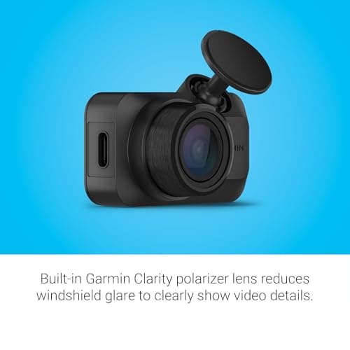 Garmin Dash Cam™ Mini 3, Ultracompact 1080p HD Dash Cam with a 140-degree Field of View, Built in Clarity™ Polarizer, Voice Controlled, Automatic Recording 4