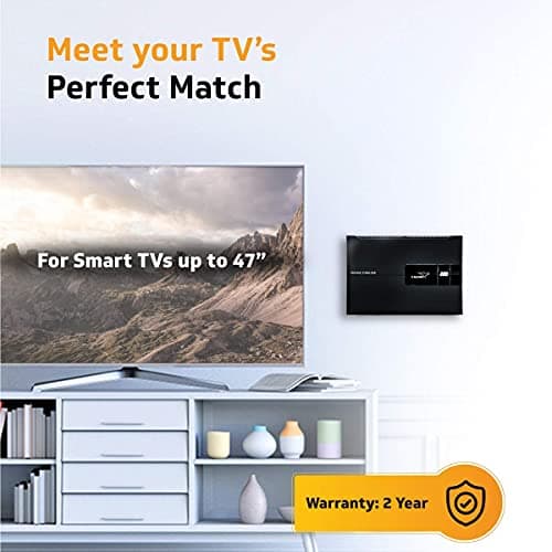 V-Guard Voltino Digi TV Stabilizer | Applicable for Smart TVs up to 120cm (47)+Set Top Box,Home Theatre/Gaming Console| Seven Segment Digital Display | 2.25 Ampere Capacity | 2 Year Warranty | Black 6