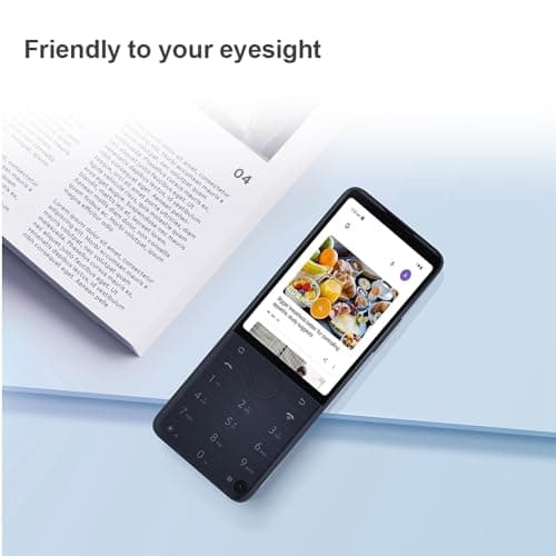 India Gadgets - Qin Keypad Simple Android: 2150mAh Battery: 3.54 Inch Touchscreen LCD: 2MP + 8MP Camera: IR Port - Senior & Children Friendly (Black) 6