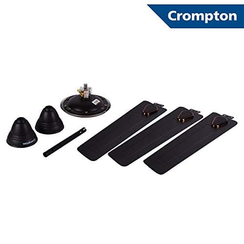 Crompton Super Briz Deco 1200 mm (48 Inch) High Speed Decorative Ceiling Fan (Smoked Brown), Pack Of 1, 4 stars 4