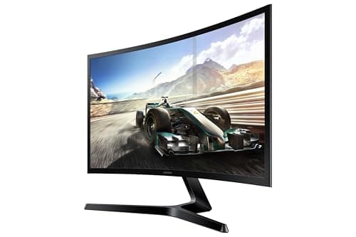 Samsung 24" Curved Monitor|1800R Curved Screen|100Hz|4ms|SRGB 95%|Ports-HDMI,D-Sub,Headphone|Game Mode|EyeSaver Mode|16.7M Color Support|Flicker Free|Off Timer Plus|LS24D368GAWXXL|Black 2