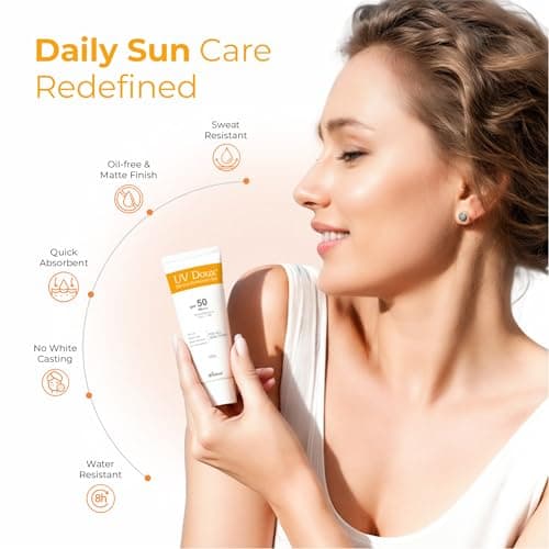 UV Doux Silicone Sunscreen Gel SPF 50 PA+++|India’s No.1 Dermatologist Recommended Brand|Invitro,In-Vivo Tested|UVA/UVB Protection, Benzene Free|No White Cast |Oily & Acne-Prone Skin |100 g 3