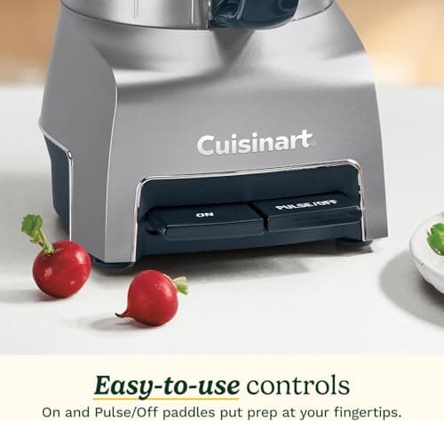 Cuisinart FP-5IN 5-Cup Food Processor for Chopping, Slicing & Shredding | 300W Compact Kitchen Processor with Reversible Stainless Steel Disc, Wide Feed Tube & Easy-Clean Bowl, Silver 5