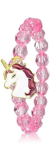 Acnos 3 Pieces Kids Unicorn Watch Unicorn Bracelet Waterproof Toddler Analog Watch Light Watch Unicorn Christmas Valentine Day Gift 3-10 Year Girls 2