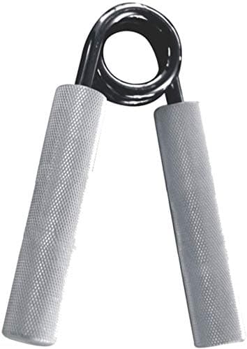 USI UNIVERSAL Steel Heavy Duty Hand Grip Strengthener, Wrist & Forearm Hand Exerciser, Finger Exerciser, Hand Gripper Grip Strength Trainer (Silver-300 lbs/150Kg Weight Capacity)