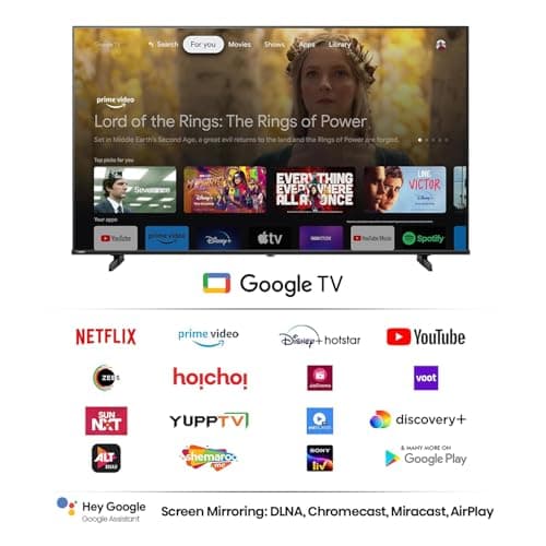 Hisense 139 cm (55 inches) E6N Series 4K Ultra HD Smart LED Google TV 55E6N (Black) 3