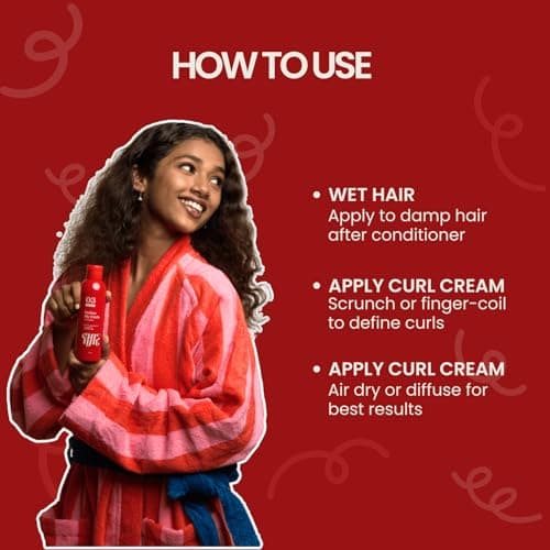 Define My Curls Cream | For Dry, Frizzy, Wavy, Curly Hair |Defines without crunch, moisture lock in, creamy not greasy | No sulphates, silicones, parabens, alcohol, mineral oils | 175 ml 5