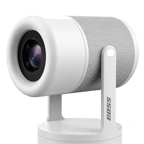 BOSS LUMORA LX750 2026 Year | 750 ANSI | Native 1080P | 4K Support | Android 11 OS | E-Focus Technology | 360° Rotatable | WiFi Bluetooth | 25000:1 Contrast | Mini Home Theater Projector