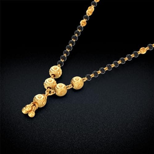 Joyalukkas 22K (916) Purity Gleaming Gold Mangalsutra For Women 4
