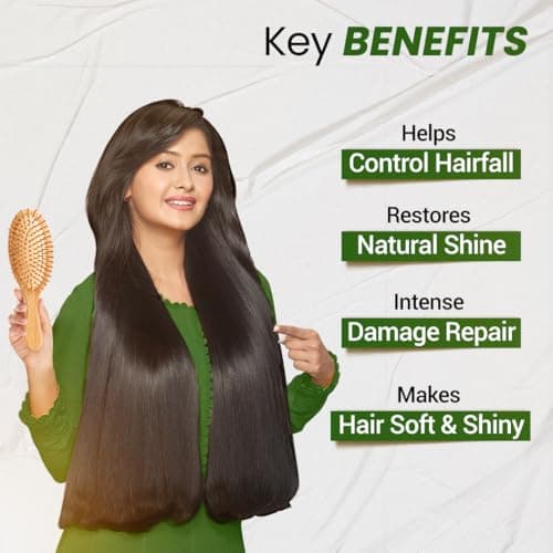 Sesa Ayurvedic Medicinal Shampoo Hairfall Control Anti Dandruff Shampoo Infused with 15 Ayurvedic Herbs Smooth & Shiny Hair For Men & Women (500 ml) 4