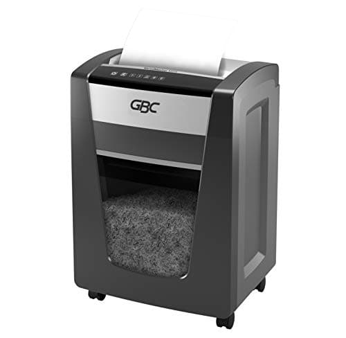 GBC ShredMaster M515 Paper/Staples Micro Cut Small Office Shredder with 17 Sheet Capacity and 30L Bin for shredding Sensitive documents; 2 x 15 mm Micro Cut Strips; 2 Years Warranty 3
