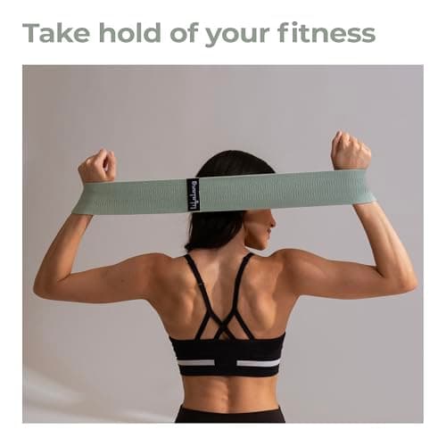 Lifelong Anti Slip Fabric Resistance Band for Workout | Medium Resistance | Exercise | Gym | Pullup Band | Stretching Band for Exercise, Physio, Yoga, Training | Theraband 5