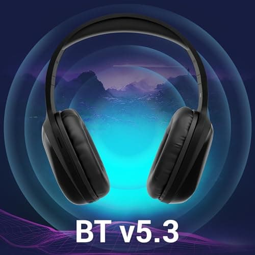 ZEBRONICS Zeb-Thunder PRO On-Ear Wireless Headphone Up to 60 Hours Playback, Wired Mode, USB-C Type Charging(Black) 5