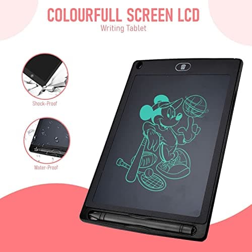 T TOPLINE Re-Writable LCD Writing Tablet Pad with Screen 21.5cm (8.5Inch) for Drawing, Playing, Handwriting Best Birthday Gifts for Adults & Kids Girls Boys, Multicolor 3