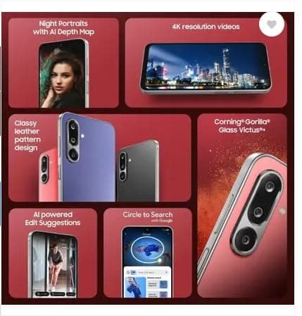 Samsung Galaxy F36 5G (Red, 128 GB) (8 GB RAM) 2