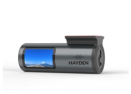 HAYDEN X1 Car Dash Camera 4K QHD 1440p Metal Body Car Dash Cam Front | 4MP, 170° Wide Angle, Night Vision, WiFi, G-Sensor | Supports up to 1TB SD Card (Card Not Included)
