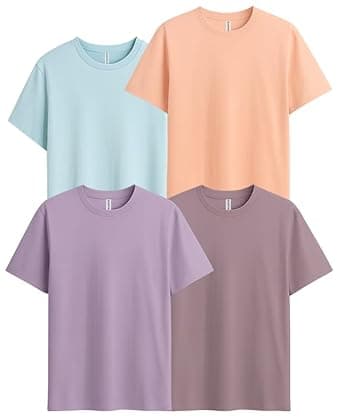 Sleepynuts Men's Regular Fit Round Neck Half Sleeves Solid Casual Wear T-Shirt