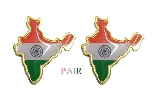 Daisy Deals Accessories 2 Pcs India Map Badges