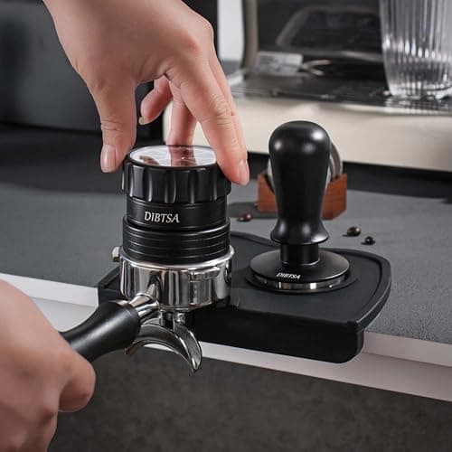 MoldBerry Silicone Coffee Tamper Mat for Espresso Machine | Non-Slip Tamping Mat with Portafilter Holder | Heat Resistant Barista Tamping Pad for Home, Café & Coffee Bar | Pack 1 3