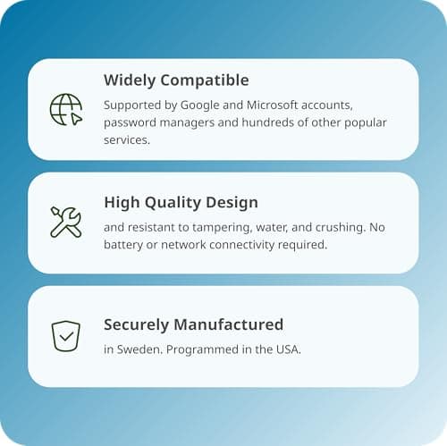 Yubico - Security Key C NFC - Basic Compatibility - Multi-Factor authentication (MFA) Security Key and passkey, Connect via USB-C or NFC, FIDO Certified 4