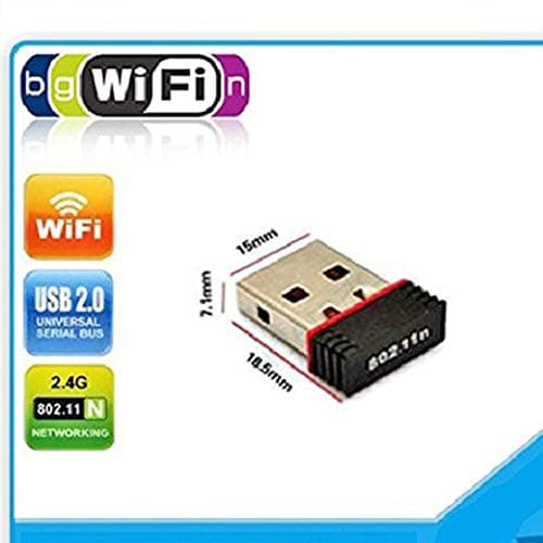 BigPlayer 500Mbps Mini Wireless Network Adapter USB WiFi Interface Dongle for Desktop Laptop Internet Connectivity 4