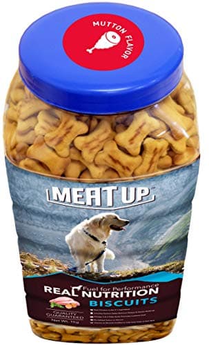 Meat Up Dog Treats Biscuits, Mutton Flavour (500g + 500g) Total 1Kg Pack 2