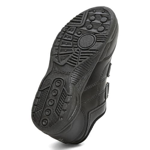 Campus Kids CS-26101V Black School Shoes - 13UK/India 1 Pair 5