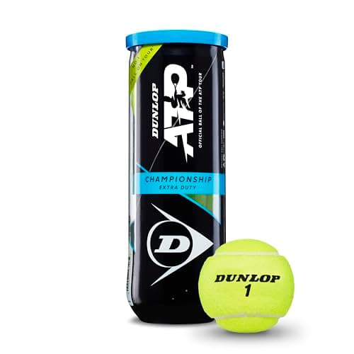 Dunlop Championship Extra Duty Rubber Tennis Balls, Yellow 2
