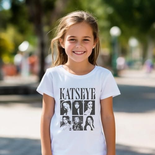 PRETTY UR PARTY Katseye Inspired Kids T-Shirt 100% Cotton | Soft Graphic Tee for Boys & Girls | Kpop Style Casual Wear (in, Age, 8 Years, 9 Years, Regular, Black) 3