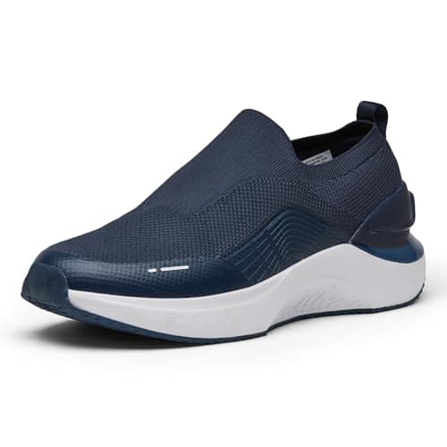 Campus Men's Flynn Walking Shoes Navy/WHT - 8UK/India