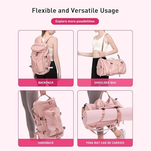 AI ANKIT INTERNATIONAL 25 LTR Himalayan Trek Bag, Summer Trekking Bag, India Rucksack Travel Backpack Bag for Trekking, Hiking with Shoe Compartment, Water Resistant Lightweight Camping Bag (Peach) 5