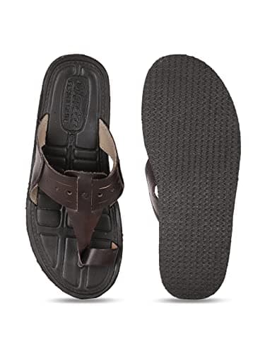 Bata FEATHERLITE E Men's Toe-Ring Sandal - RED 8 UK (8765307) 4