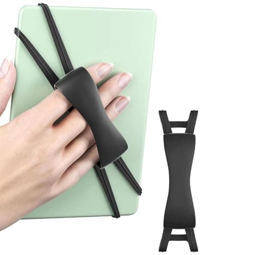 Club Bollywood®Hand Strap for Tablet Elastic Finger Grip Holder for Airplane Travel Office Black|Computers/Tablets & Networking | Tablet & eBook Reader Accs |1 Silicone Hand Strap for Tablet 4