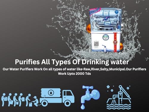 RK Aqua Fresh India RO Domestic Water Purifier (RO+ LED UV+ ORC COPPER+ HIGH TDS MEMBRANE+ TDS) Automatic, Best For Home/Office Purpose | 15LPH | 12 Liter Service Maintain By Rk Aqua Fresh India 2