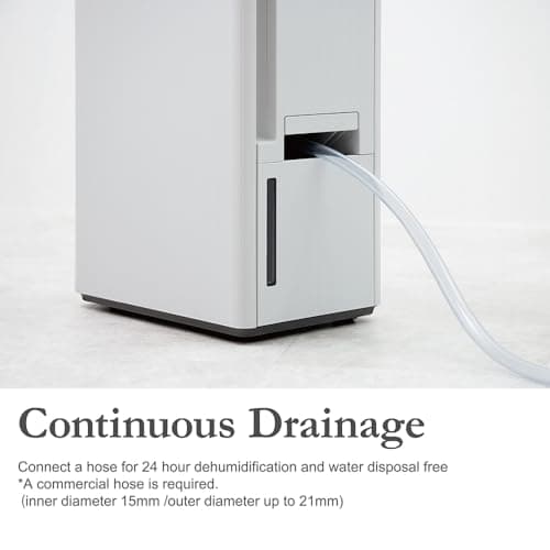 SHARP dehumidifier with Air Purifier I Dual louver, Plasmacluster Tech, VOCs I Absorb Moisture I Clothe Dryer I shoes drying I HEPA+Deo+Pre-Filter I Coanda Air Flow I Area Covers 830 ft² | DW-T30FM-W 6