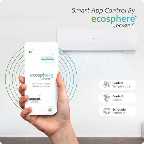 Ecozen Smart Air Conditioner - 1.5 Ton Inverter AC with Intelligent Cooling and Smartphone App Control (Classic) - IDU-WSAC18310XE52VMA, ODU-WSAC18310XE52VMA 3