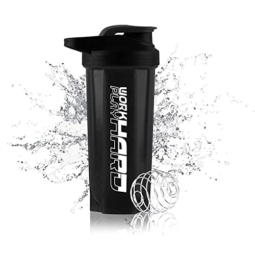 COOL INDIANS GYM SHAKER BOTTLE 700 ML, SHAKER BOTTLE FOR PROTEIN SHAKE 100% LEAKPROOF AND BPA FREE PROTEIN SHAKER|SIPPER BOTTLE (BLACK)