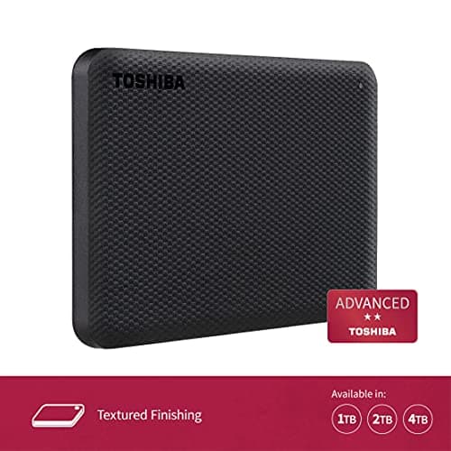 Toshiba Canvio Advance 2TB Portable External HDD, USB3.0 for PC Laptop Windows and Mac. 3 Years Warranty. External Hard Drive - Black 4