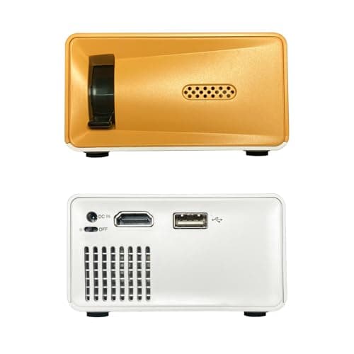Portable mini projector LED micro projector home party meeting theater projector 3