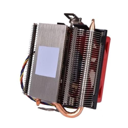 BUYFLUX CPU Cooler Heat Pipes Aluminum Heatsink 4-Pin PWM 70mm 3500 RPM Fan Pre-Applied Thermal Paste for AMD Socket FM2 FM1 AM3 AM2 1207 940 939 754 Desktop PC Computer 3