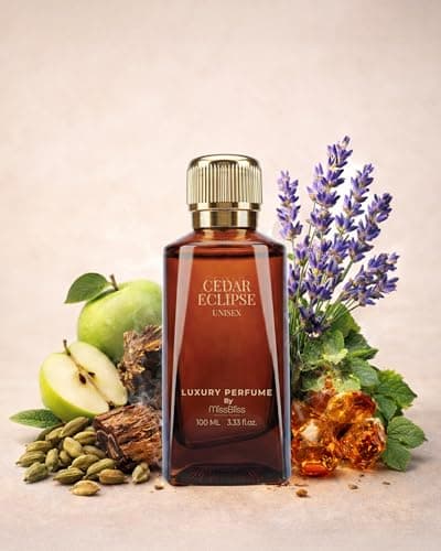 MissBliss Cedar Eclipse #0xB9# Eau de Parfum 100ml – Unisex Perfume for Men & Women Cardamom, Cedarwood, Patchouli & Amber Notes | Long-lasting, Bold & Elegant Scent | EDP for Gift 4