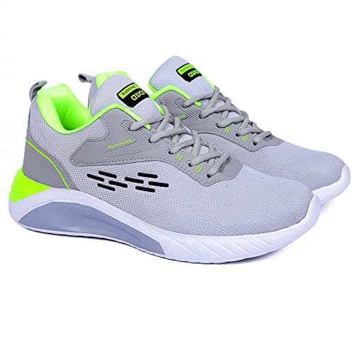 ASIAN Men's Grey Running Shoes - 7 UK