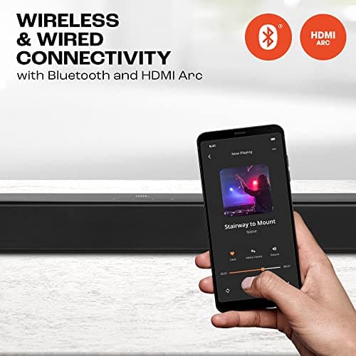 JBL Cinema SB271, Dolby Digital Soundbar with Wireless Subwoofer for Extra Deep Bass, 2.1 Channel Home Theatre with Remote, HDMI ARC, Bluetooth & Optical Connectivity (220W) 6