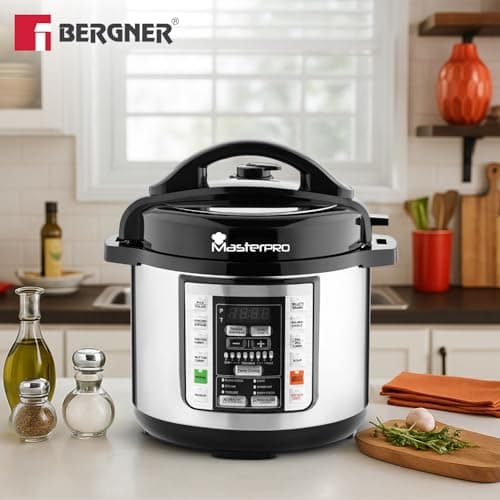 Bergner MasterPro 3L Electric Pressure Cooker | 3L Non-Stick Multicook Pot | 18 Preset Menu | Delay Timer | Use as Pressure Cooker, Slow Cooker, Yogurt Maker (2 Years Warranty) 2