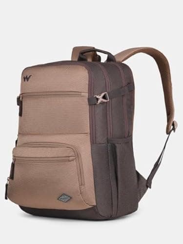 Wildcraft Drifter 45 Laptop Backpack Bag for Man & Women, 45L Ideal bags for men Office use/School/College Boys and Girls, 4 Compartment Bag, Brown 3