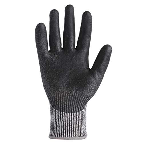 Karam HS51 Safety Gloves for Mechanical Hazards | Safety Work Gloves with HPPE Liner with Black PU Coating | Abrasion, Tear & Puncture Resistant | Cut Resistant with Multipurpose Use | Size-M 3