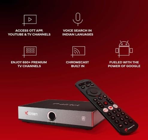 Airtel Xstream Only Box | Android TV Box | Pay 3100 and get 3600 Cashback| Standard Installation (Ultimate Tamil HD) 3