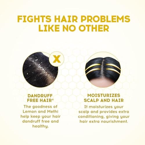 Dabur Vatika Lemon Anti-Dandruff Shampoo - 1 L | Reduces Dandruff from 1st Wash | Moisturises Scalp | Provides Gentle Cleansing, Conditioning & Nourishment to Hair 4