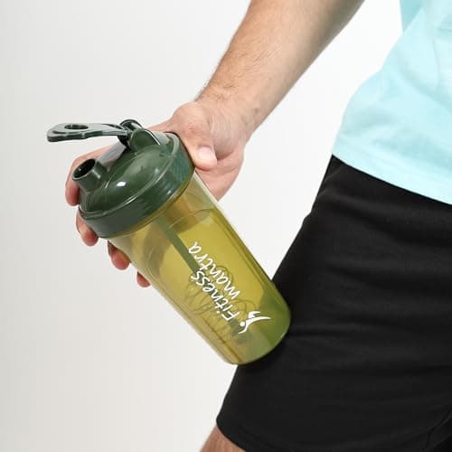 Fitness Mantra® 700ml Classic Shaker Bottle for Men & Women [Capacity 700 ml (Army, 700ml) 2